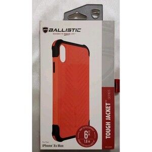 Ballistic iPhone XS Phone Case Tough Jacket Series Heavy Duty, Shockproof Orange